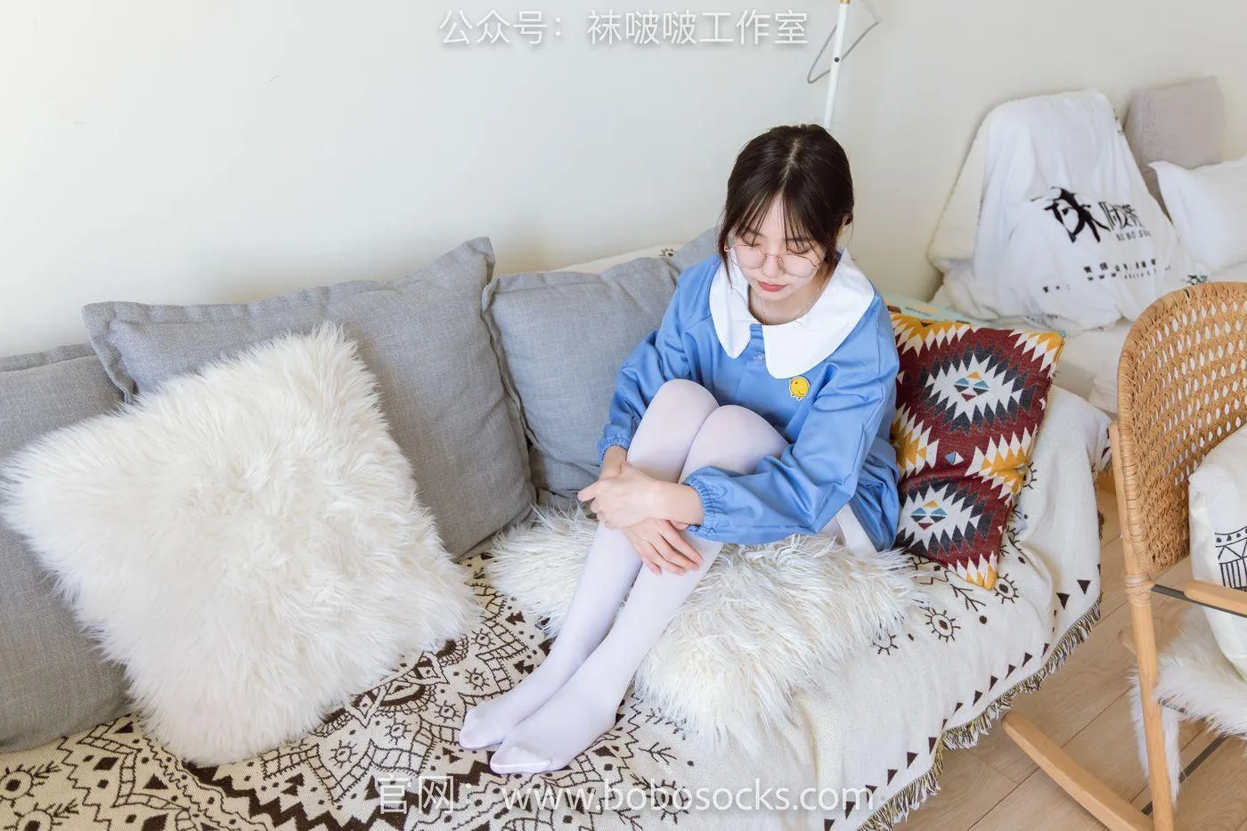 [BoBoSocks袜啵啵]NO.093 小甜豆-贝壳头、厚白丝 [132P]插图8